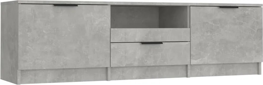 vidaXL betonszürke szerelt fa TV-szekrény 140x35x40 cm