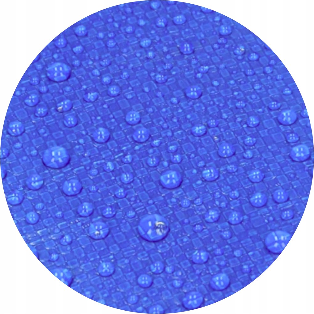 Ponyva 3x3 Kék lepedő, fűzőlyukakkal, erősített, vízálló