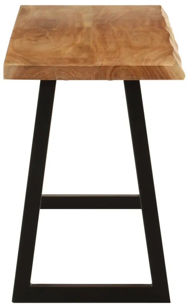 tömör akácfa pad természetes éllel 105 cm