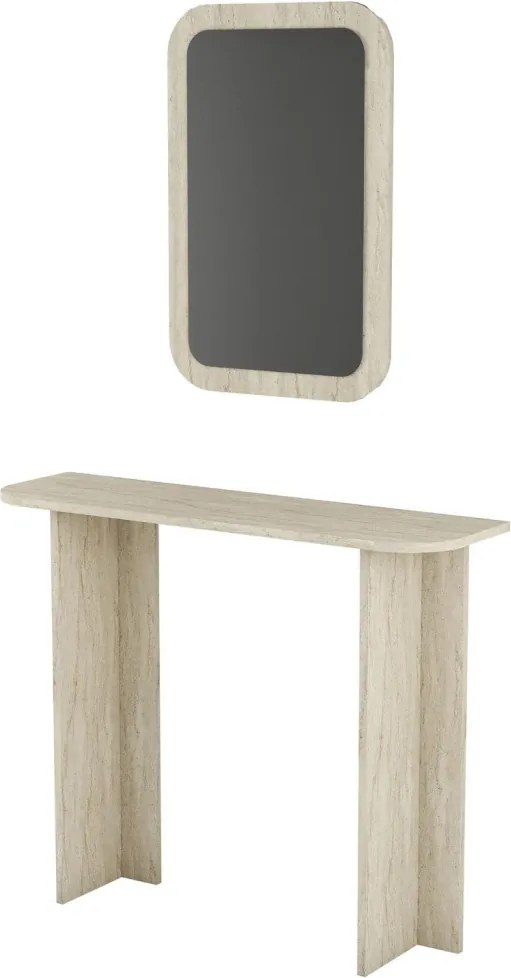 Modena Mirror - Travertine