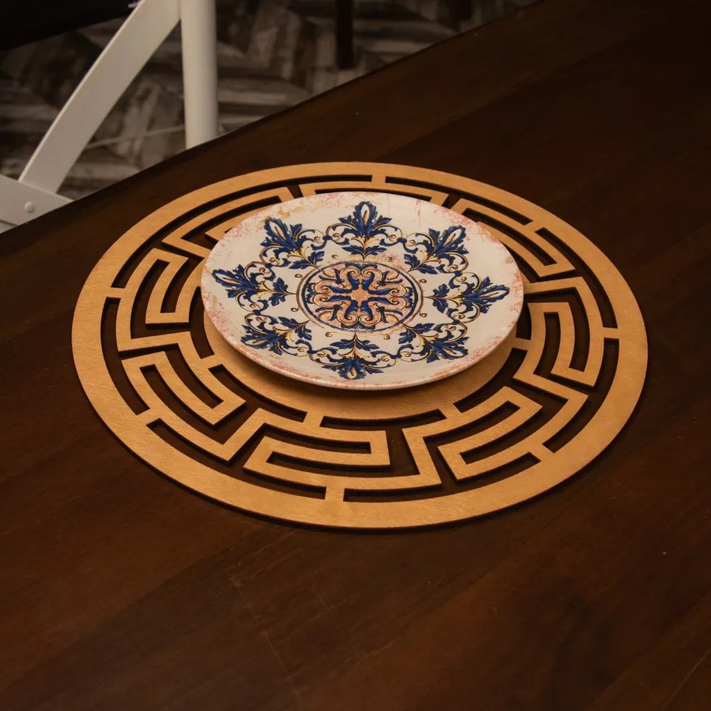 Labyrinth tálca, méz, 36×36 cm – TR790PYN1113