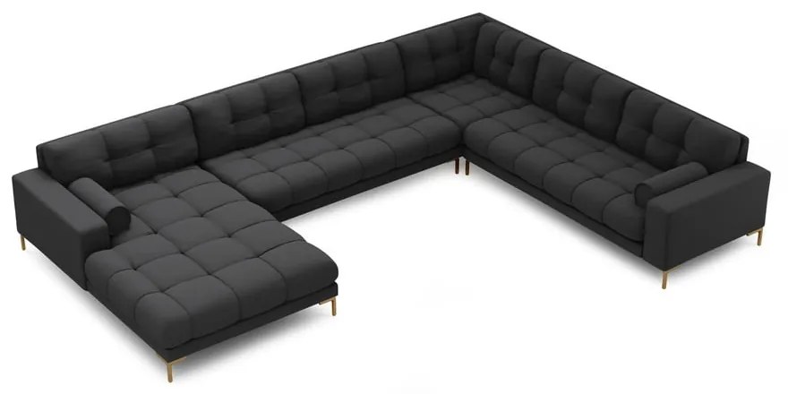 Sötétszürke sarokkanapé (jobb oldali) Bali – Cosmopolitan Design