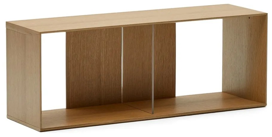 Natúr színű moduláris polcrendszer tölgyfa dekorral 101x38 cm Litto – Kave Home