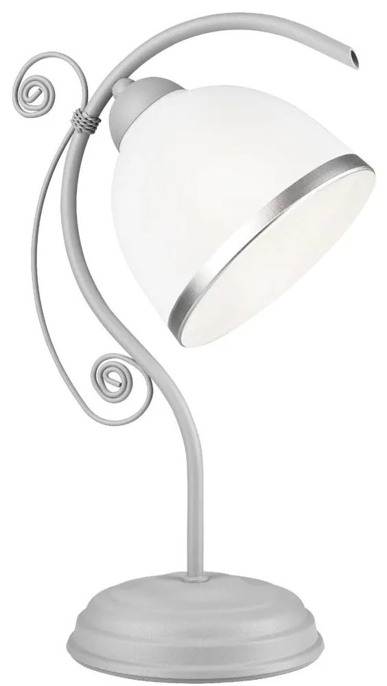 Asztali lámpa RETRO II 1xE27/60W/230V ezüst