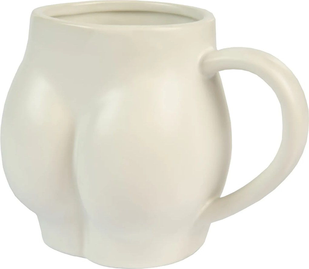 Vicces porcelán hátrész alakú bögre 320ml