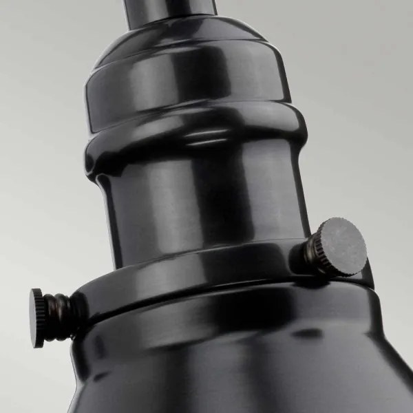 Elstead PV1-OB - Fali lámpa PROVENCE 1xE27/60W/230V fekete