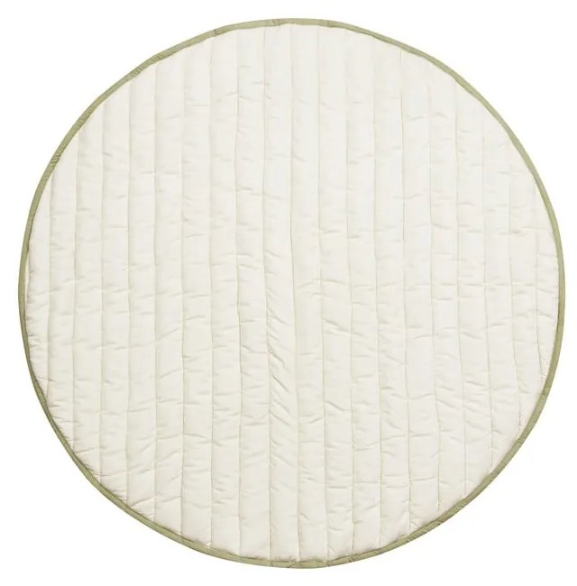 Zöld-krémszínű játszószőnyeg Bamboo Leaf – Lorena Canals