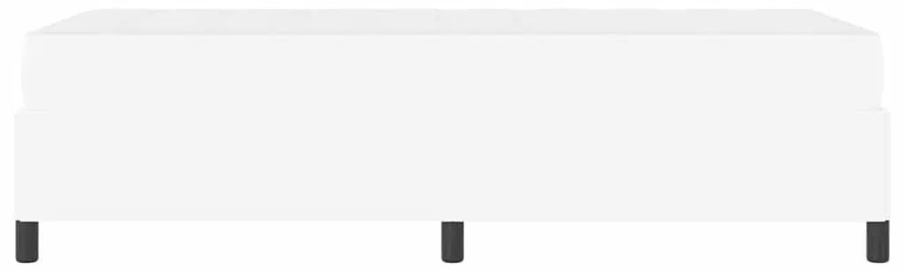 Ágykeret matraccal matracmal Fehér 90 x 190 cm Műbőr