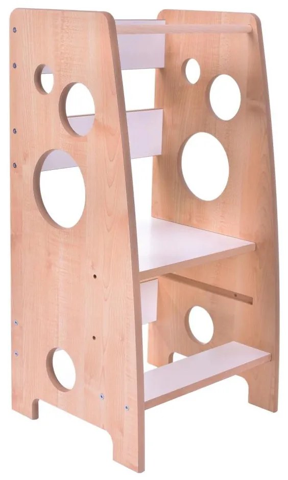 LINDA tanulótorony fehér/juhar