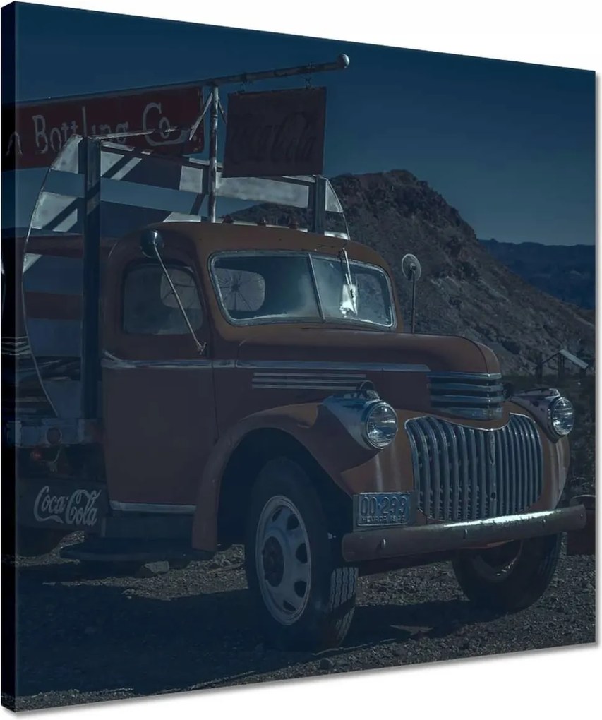 Vászonkép 40x40 Amerikai teherautó