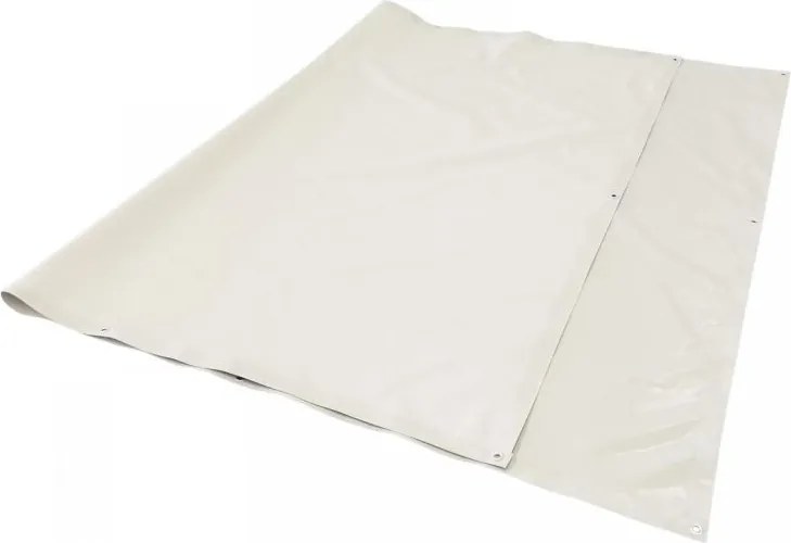 JAGO Takaróponyva 650 g/m² alumínium szem 5 x 8 m szürke