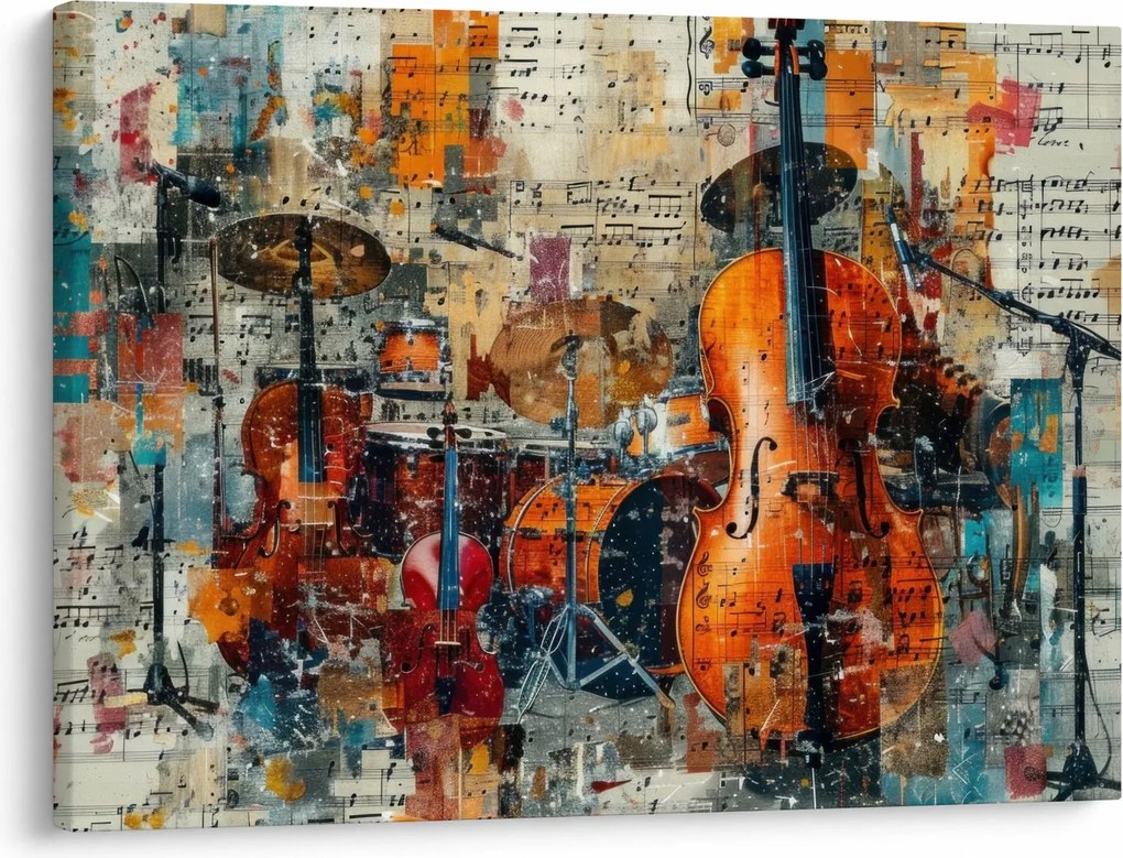 Kép - Hangszerek (70x50 cm)