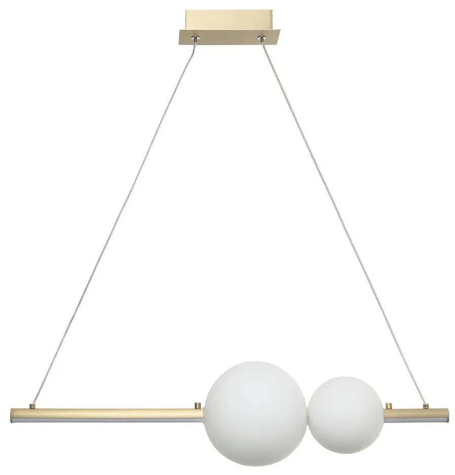 Zambelis 22108 - LED dimmelhető függeszték LED/11W/230V arany