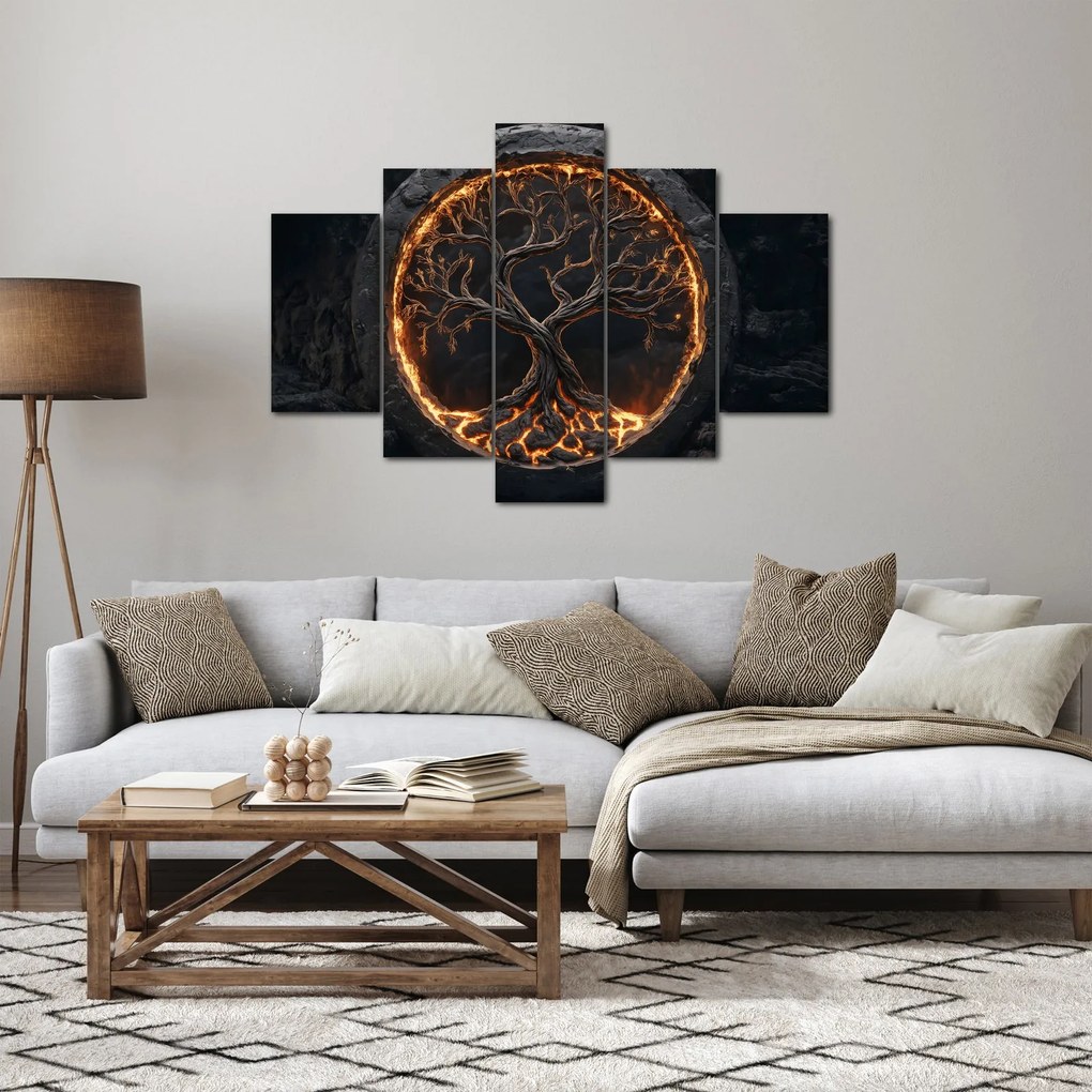 Kép – Életfa lávában I. (150x105 cm)