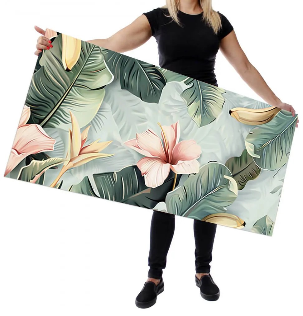 Wallplex konyhahátfal Banánpálma (Méret: 60x180)