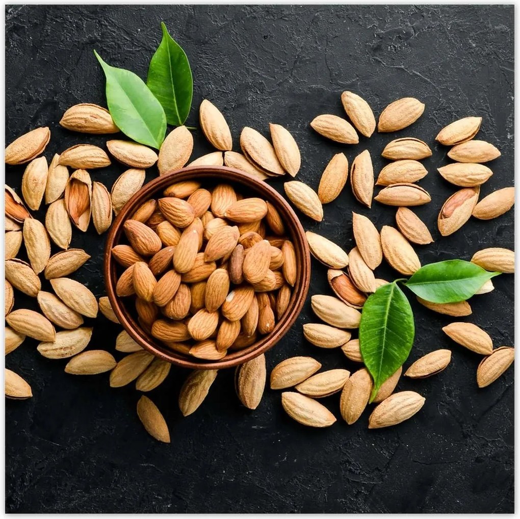 Poszterek 100x100 Mandula egy tálban