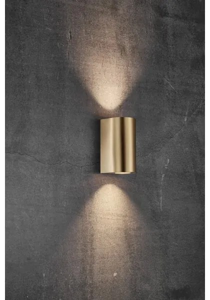 Nordlux - CANTO kültéri fali lámpa 2xGU10/28W/230V IP44 sárgaréz