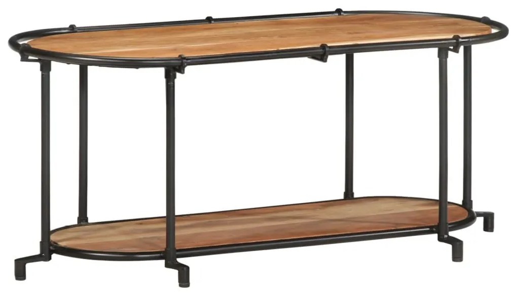 tömör akácfa TV-szekrény 100 x 42 x 40 cm