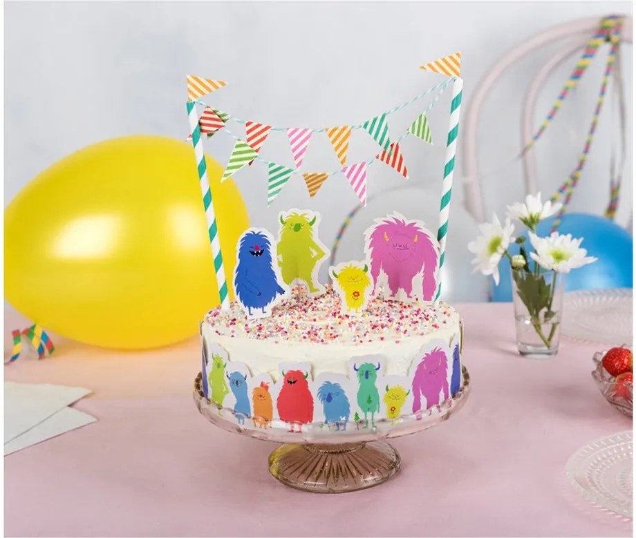 Monsters Of The World tortadíszítő készlet - Rex London