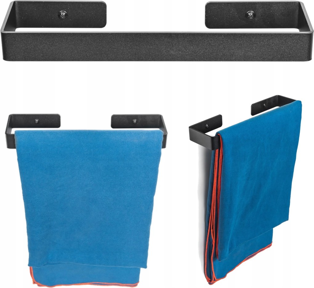 Akasztó rúd fürdőszobai törölköző tartó 50 cm Loft