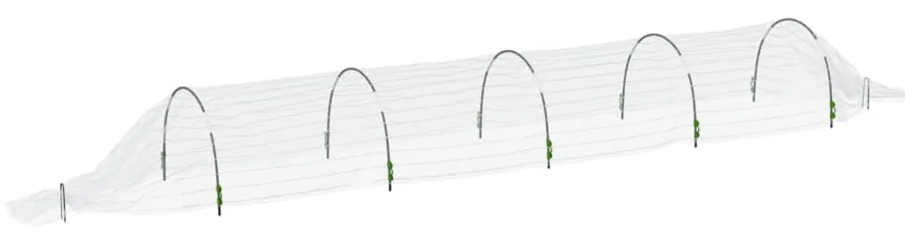 4 db üvegszál és polipropilén hálóalagút 1,5 x 5 m