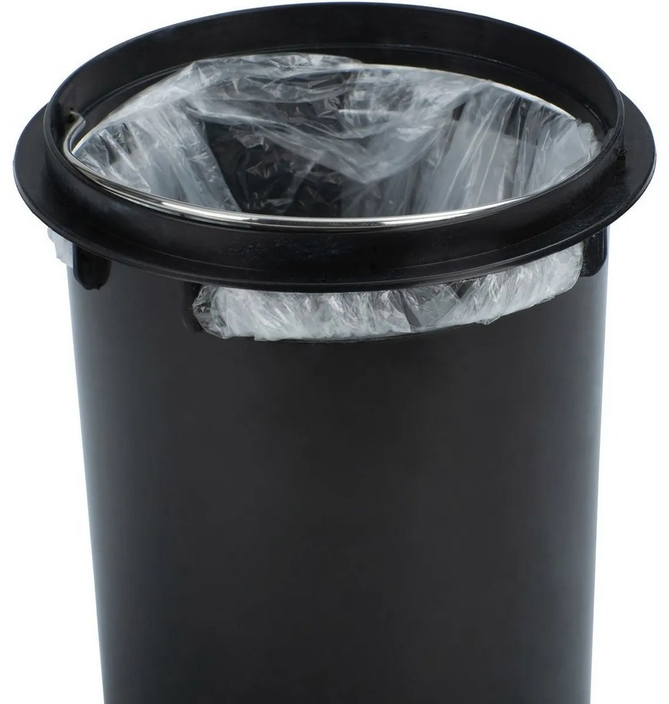 Wenko Leman pedálos szemetes 3 l, szürke, 3 l