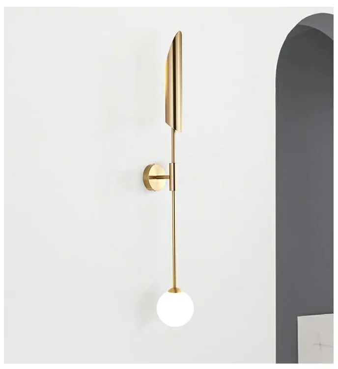 KH Lucca Fali Lámpa Arany színben