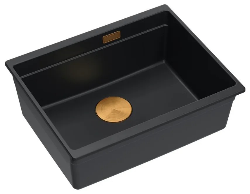 gránit mosogató Logan 100 Black