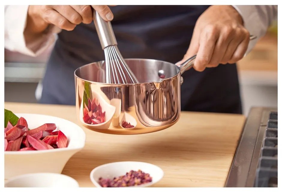 Rozsdamentes acél-réz lábas 1,4 l – Blomsterbergs