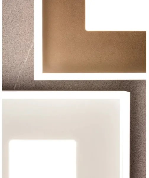 Redo 01-1998 - LED dimmelhető mennyezeti lámpa MAYA LED/42W/230V 42,5x42,5 cm aranyszínű