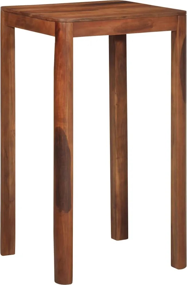 vidaXL bárasztal 60x60x107 cm tömör fa akácfa
