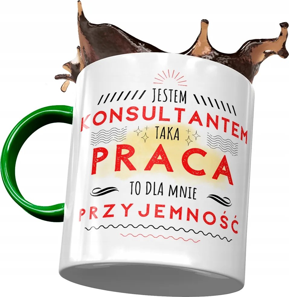 Zöld Bögre Tanácsadónak Ilyen Munka Ajándék Nyomtatott Fotóval