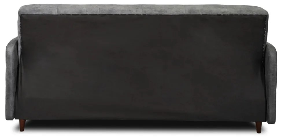 Zestaw 2x Sofa TIVOLI Szara Welurowa