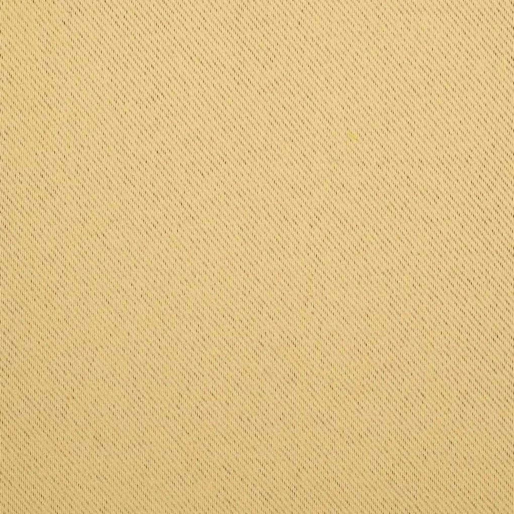 Függönyök függönyökkel 2 pcs Bézs 175x140cm Poliészter