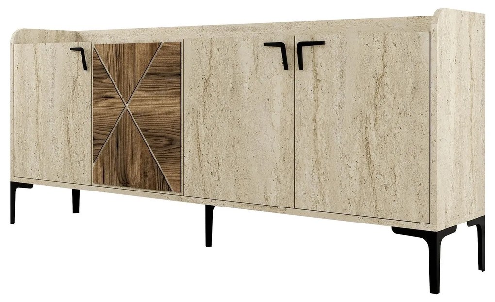 Konzolasztal Venedik - Diós, Travertine