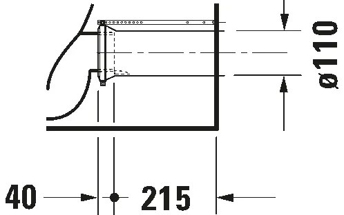 Duravit 21180900002 - Kompakt WC D-CODE kerámia/fényes fehér