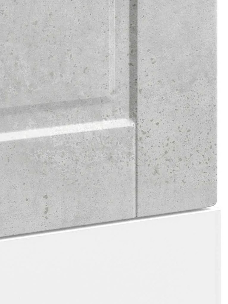 mosogatógép panel Porto&quot; Beton szürke 45x1,5x67 cm Mérnöki fa&quot;