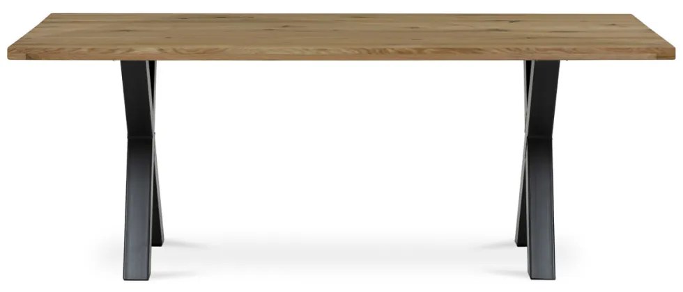 Masă din stejar masiv. Dimensiuni: 200x100x75 cm. DS-X200