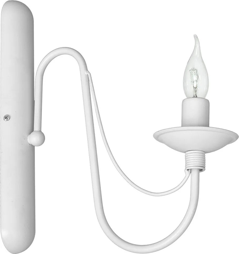 Aldex RÓŻA BIAŁA 397C Fali lámpa 1x40W/E14