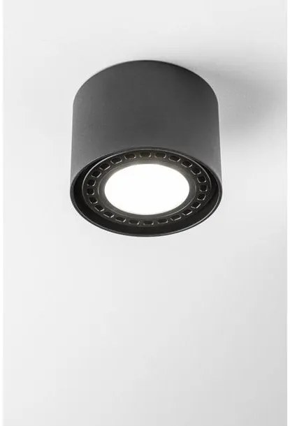 Lámpa Mennyezeti lámpatest SAKURA, aluminium,120x85 mm, IP20, 1xES111 , kör, fekete