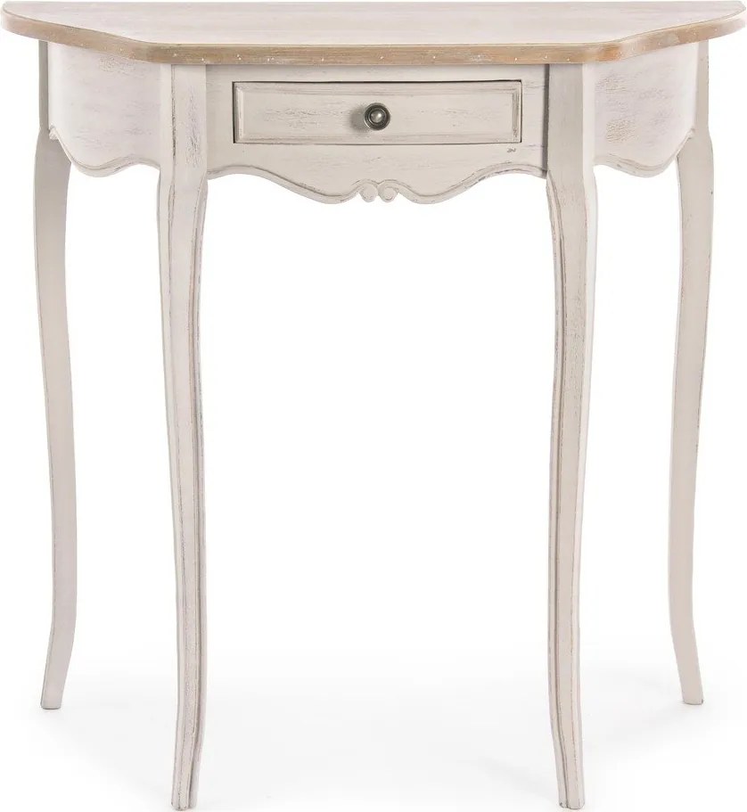 Krémszínű konzolasztal 35x80 cm Clarisse – Bizzotto