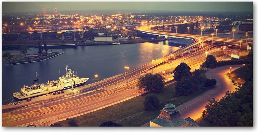 Fotótapéta üvegfalra Szczecin Lengyelország 140x70