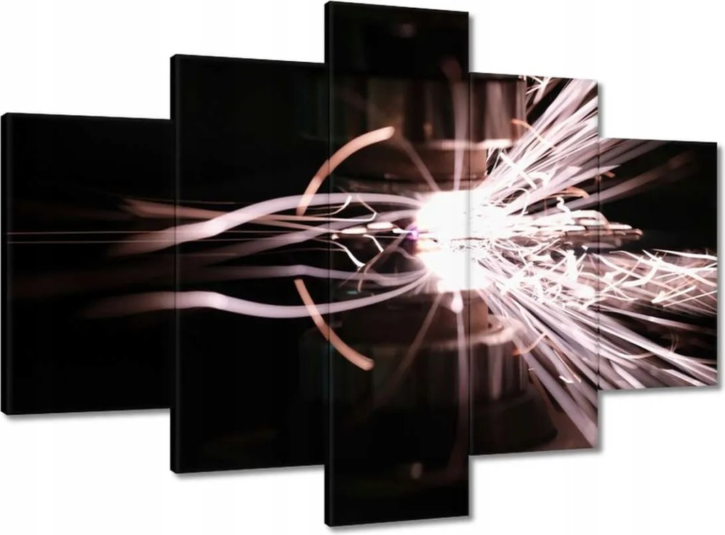 Festmények 150x105 Világos szikrák fémből