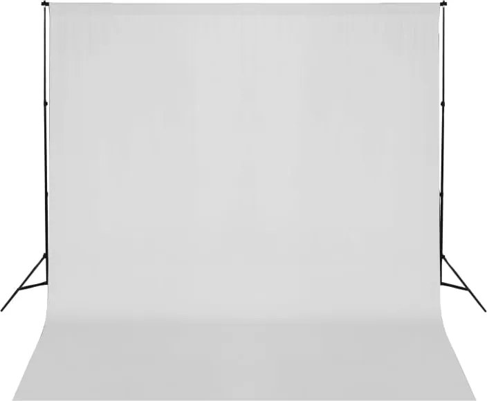 vidaXL fehér háttértartó állványrendszer 600 x 300 cm