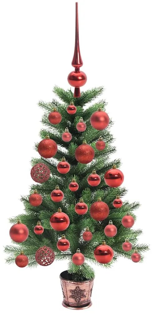 Karácsonyfa 150 LED-del állvánnyal Zöld 65 cm PE