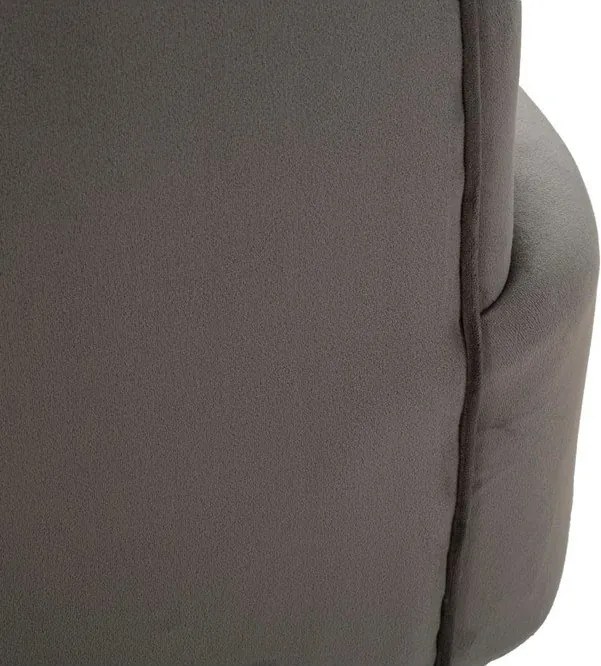 Szürke bársony fotel Silvery – Mauro Ferretti