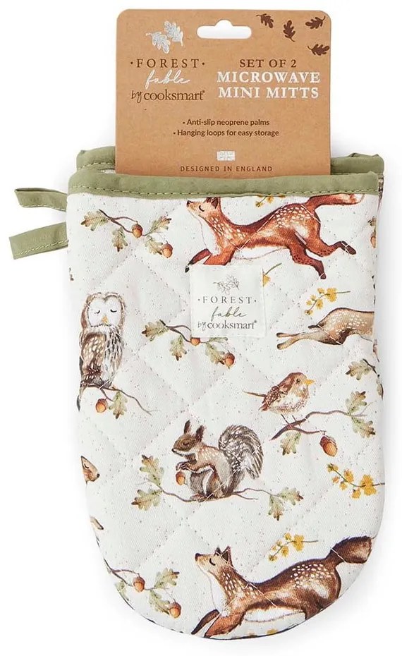 Pamut edényfogó kesztyű szett 2 db-os Forest Fable – Cooksmart ®