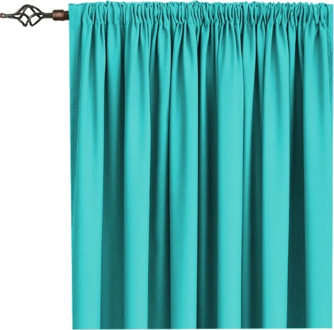 Panama Matt Szalagfüggöny 145x250 türkizkék