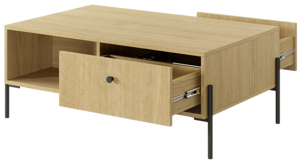 Dohányzóasztal Scandia 2S (scandi tölgy + scandi fenyő). 1071391