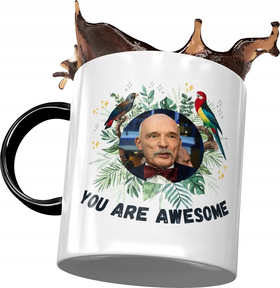 Fekete Janusz Corwin Mikke Bögre Ajándék Nyomtatott Fotóval